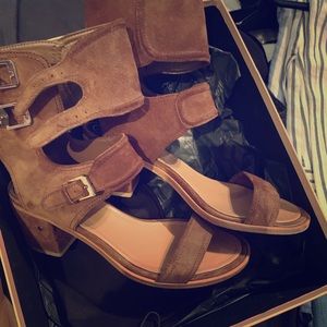 Laurence Dacade brown suede sandals